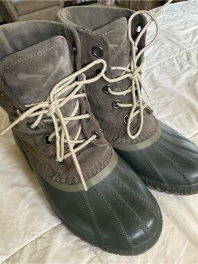 Sorel Brown and Olive Waterproof Boot